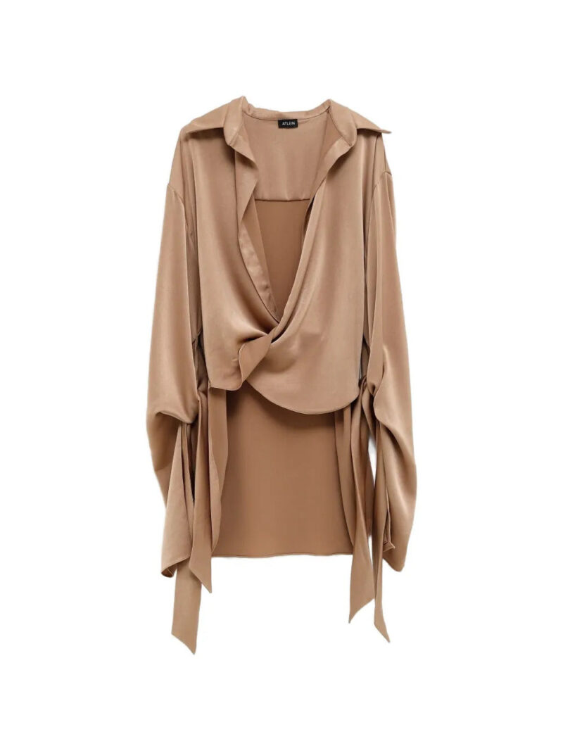 Atlein  draped tie top