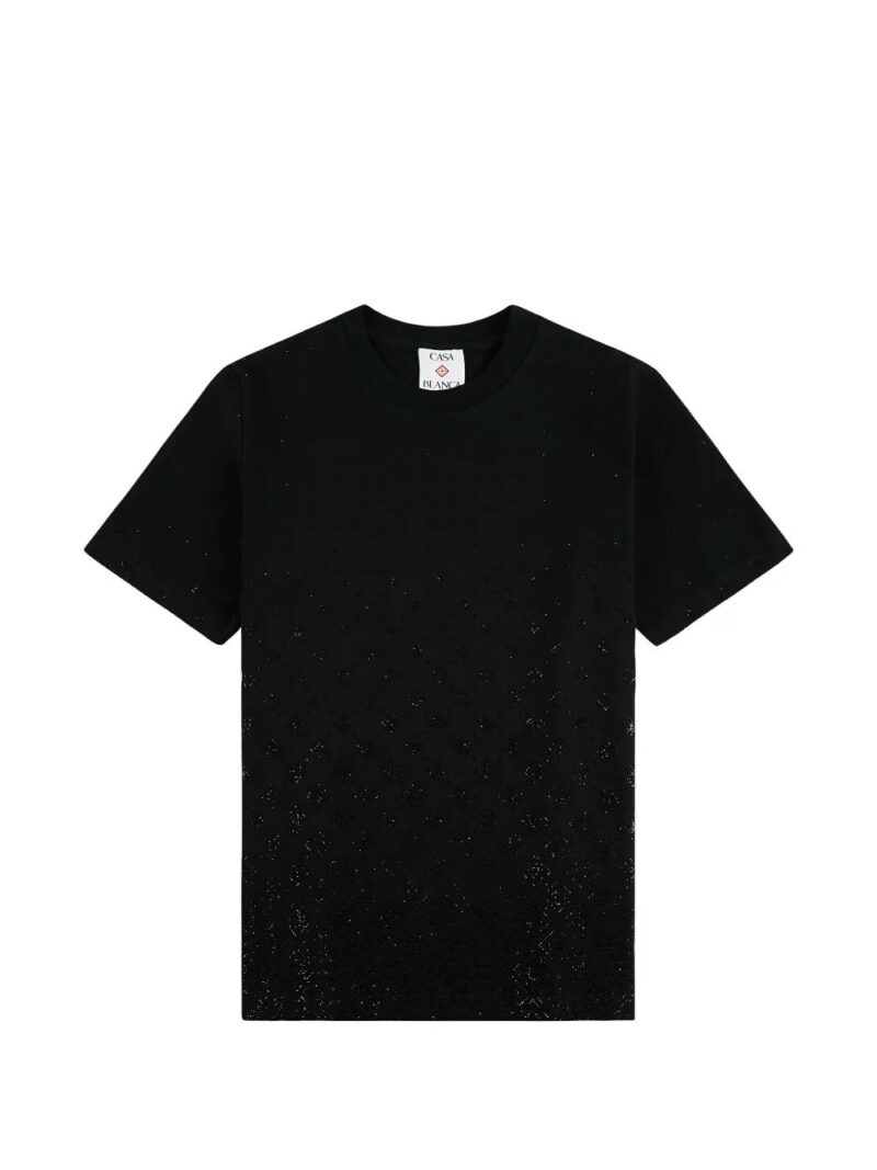 Casablanca  crystal monogram T-shirt