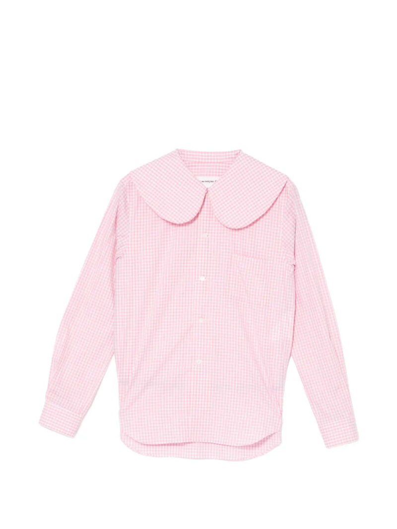 Comme Des Garçons Girl  gingham peter-pan collar shirt