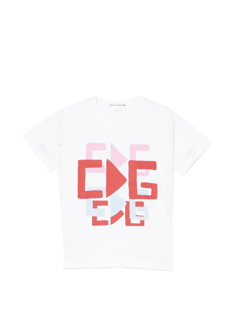Comme Des Garçons Girl  graphic round neck T-shirt
