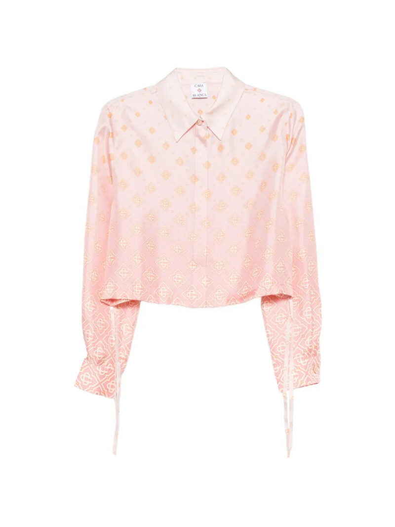 Casablanca  monogram degradé shirt