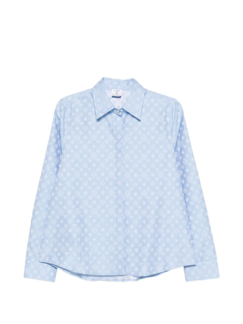 Casablanca  monogram-patterned shirt
