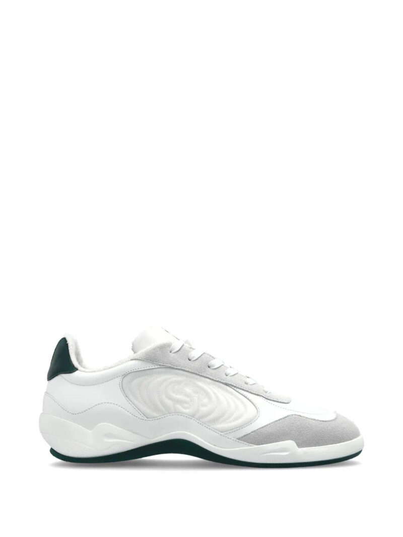Casablanca  embossed leather sneakers