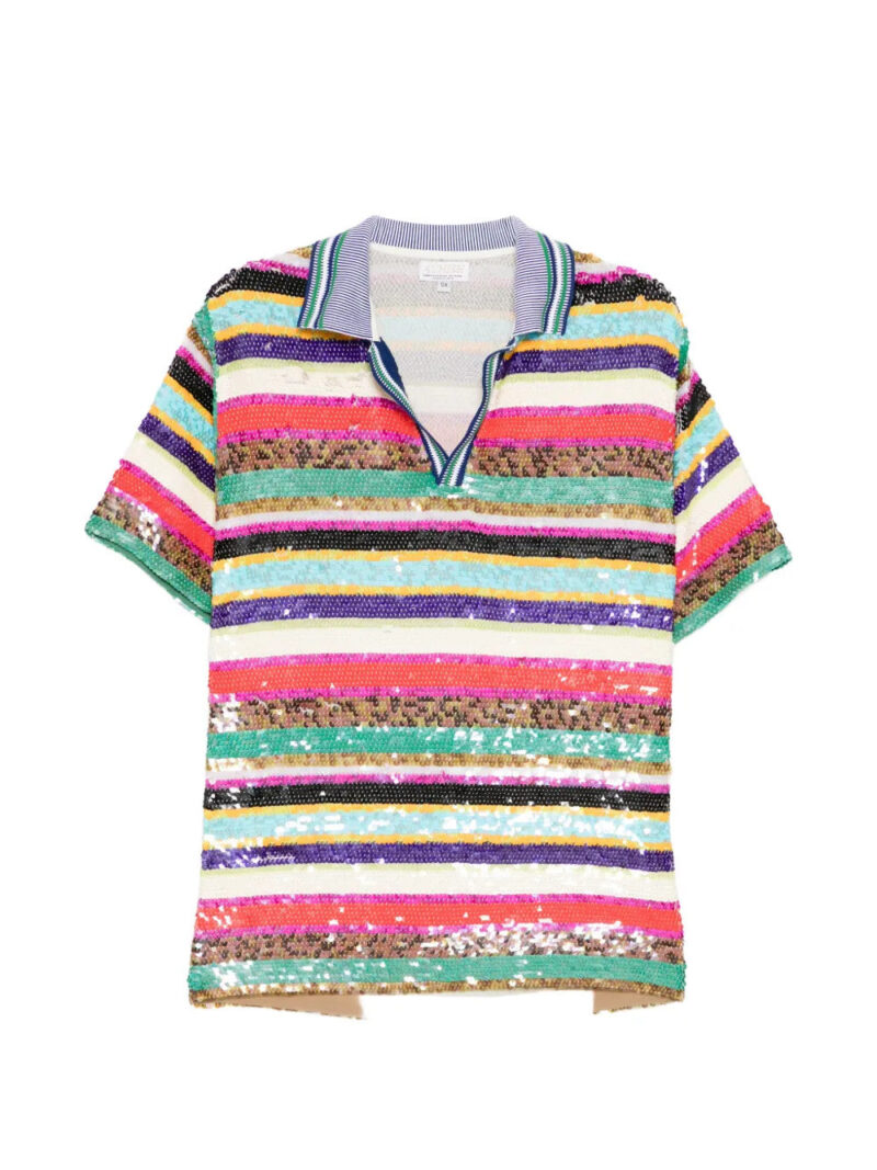 Ashish  embellished polo top