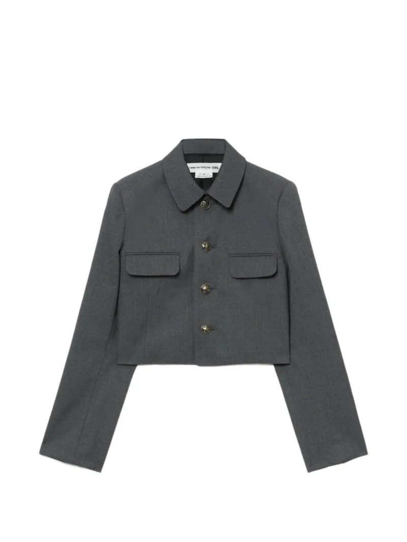 Comme Des Garçons Girl  flap-pocket buttoned jacket