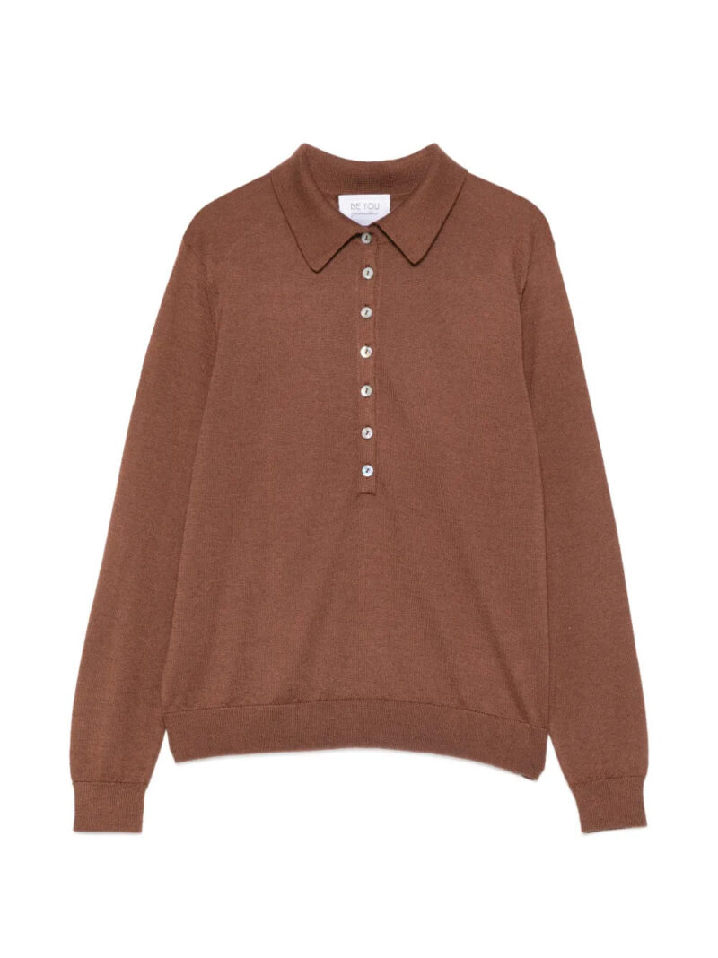 BeYou  buttoned polo top
