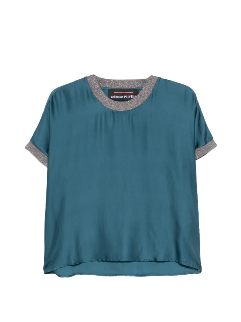 COLLECTION PRIVEE?  embellished crew-neck blouse