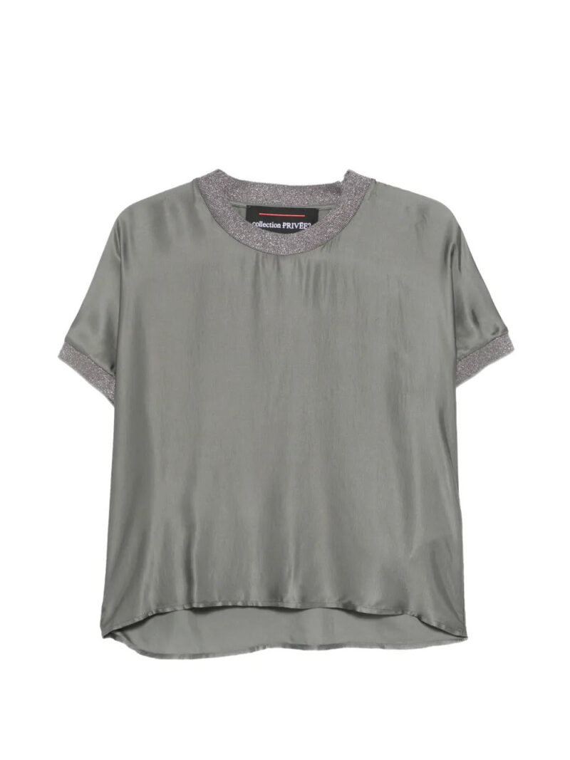 COLLECTION PRIVEE?  embellished crew-neck blouse