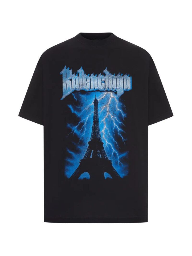 Balenciaga  print T-shirt