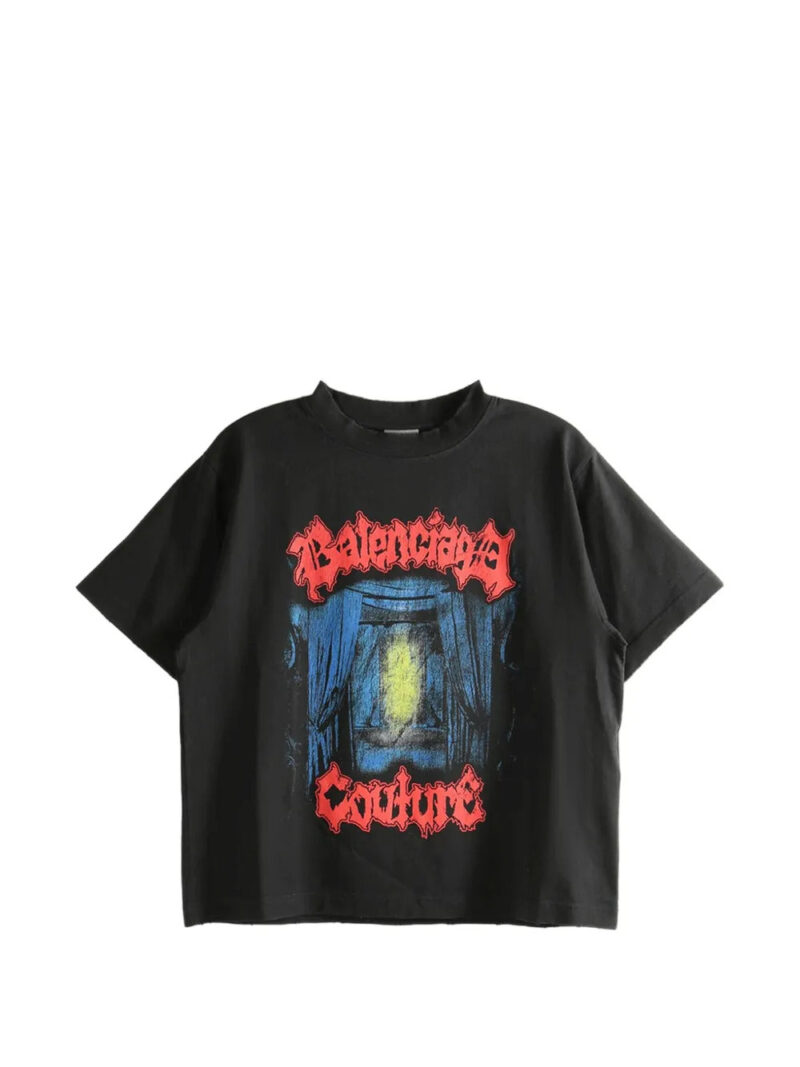 Balenciaga  graphic T-shirt