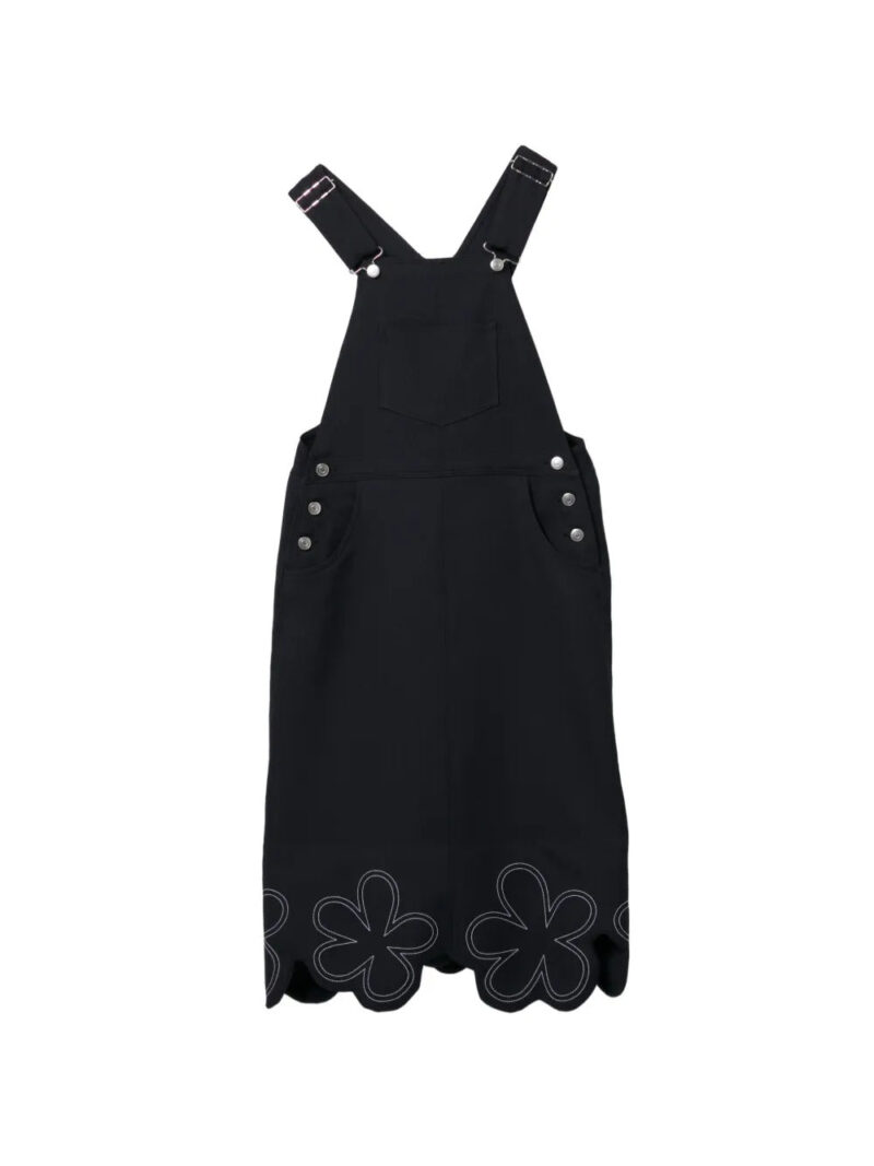Comme Des Garçons Girl  floral-embroidered midi dress