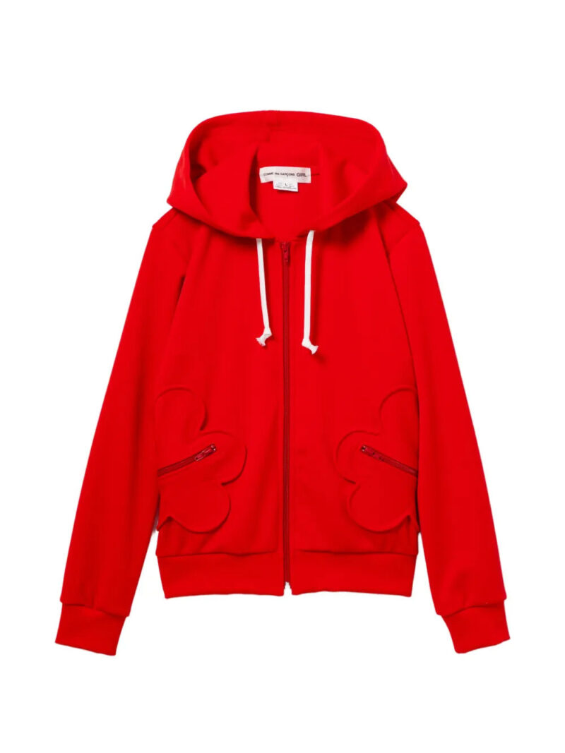 Comme Des Garçons Girl  zip-up hooded jacket