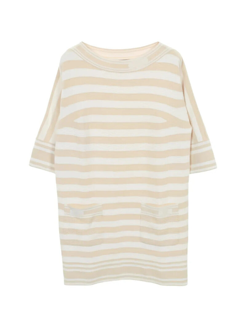 CHANEL  Coco Mark three-quarter sleeve dress