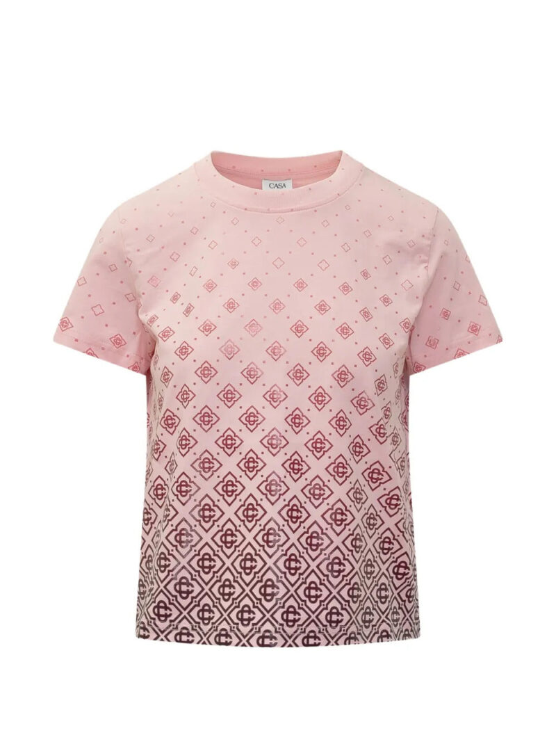 Casablanca  monogram-print t-shirt