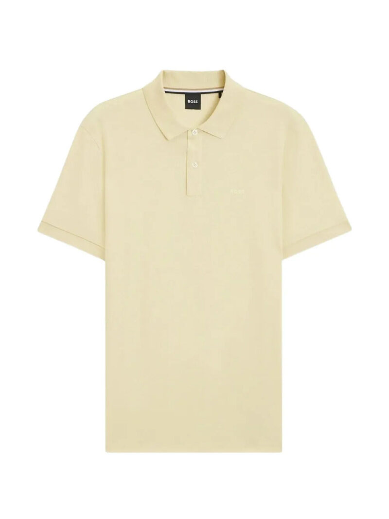 BOSS  three-button short-sleeve polo shirt