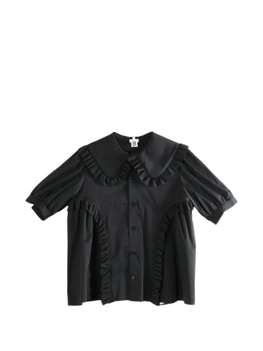 Comme Des Garçons ruffled cotton shirt