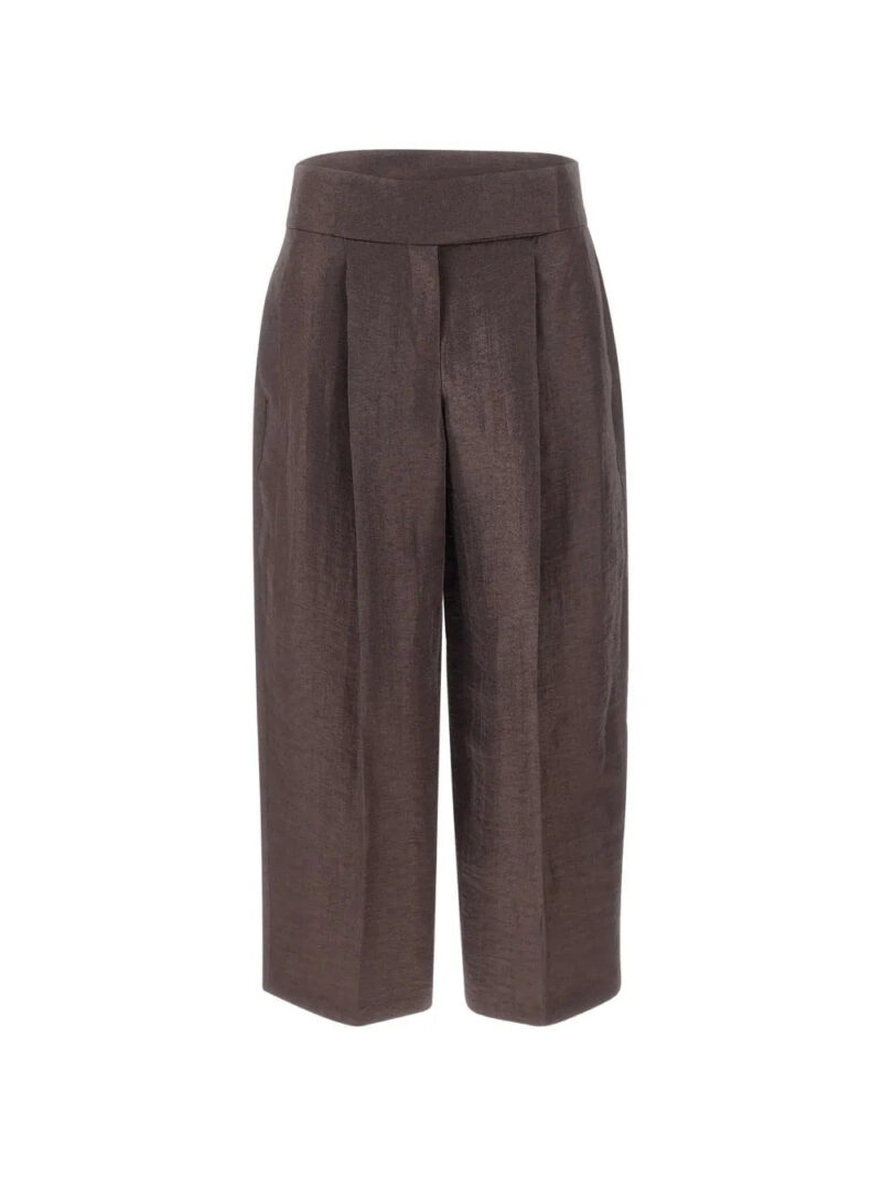 BOSS  pleated-design trousers