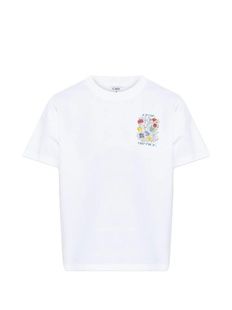 Casablanca  graffiti-print short-sleeve T-shirt