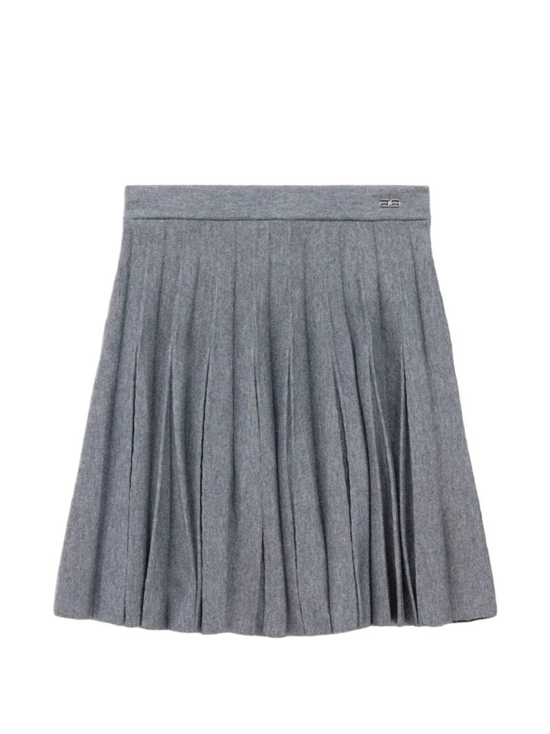 Balenciaga  pleated elasticated skirt