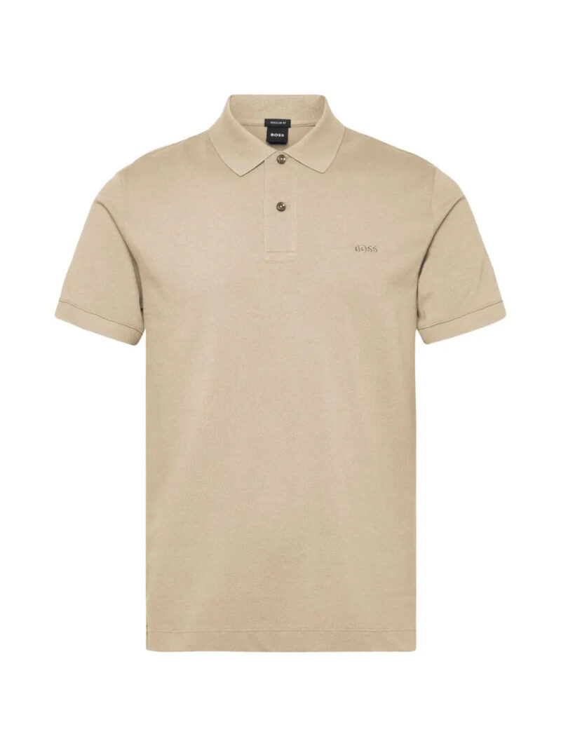 BOSS  Pallas logo-embroidered cotton-piqué polo shirt