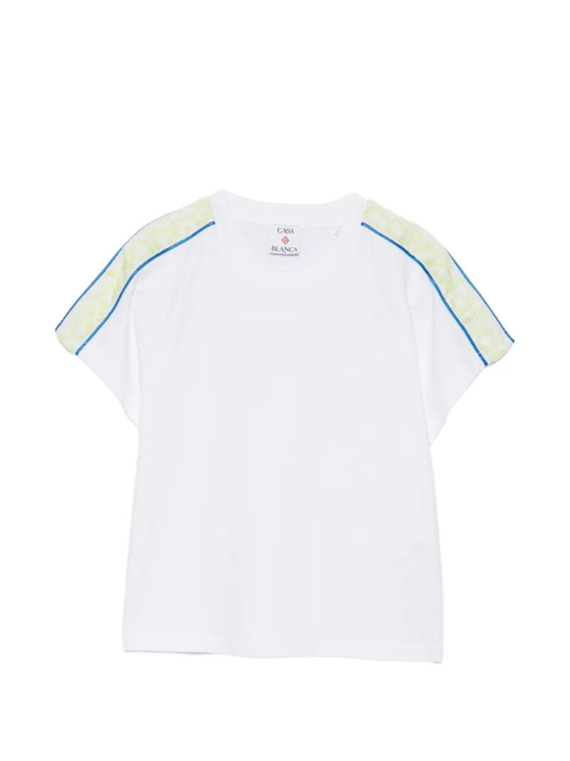 Casablanca  shoulder tape T-shirt