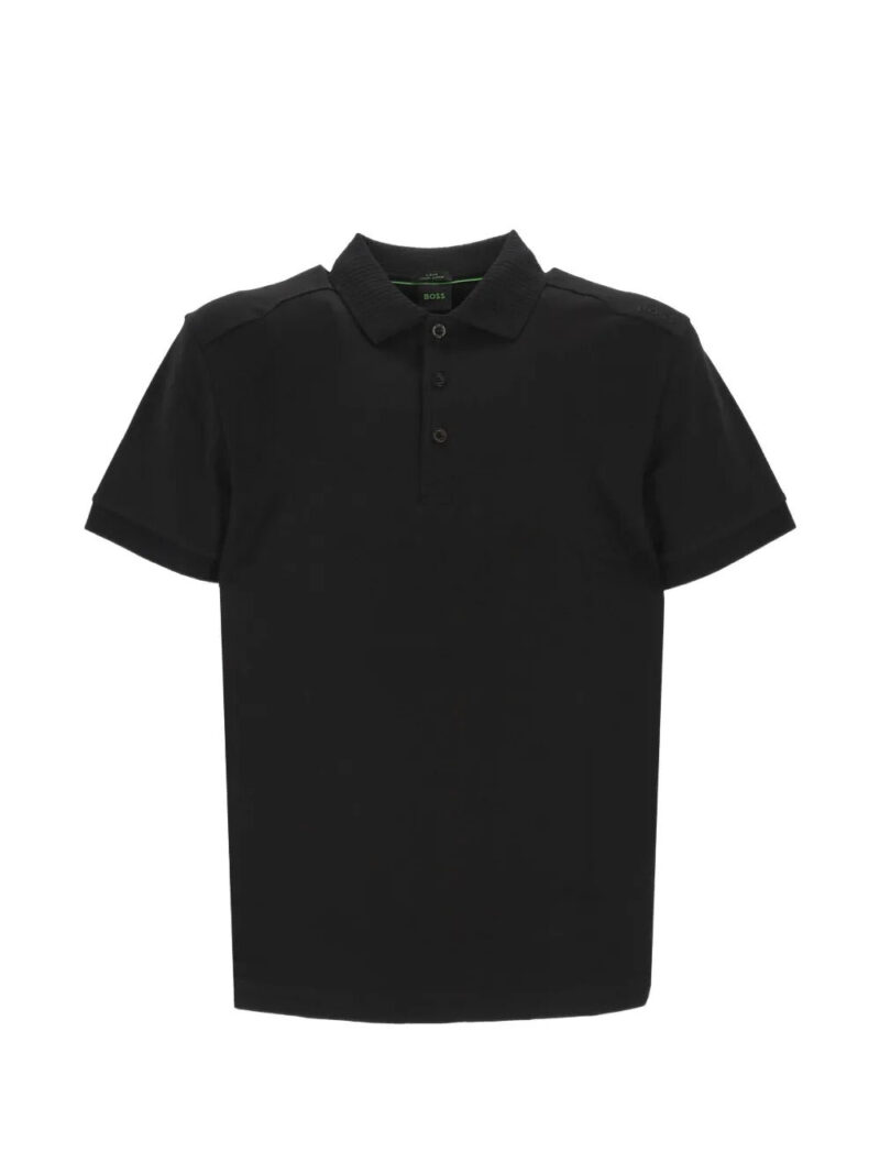 BOSS  logo-detail polo shirt