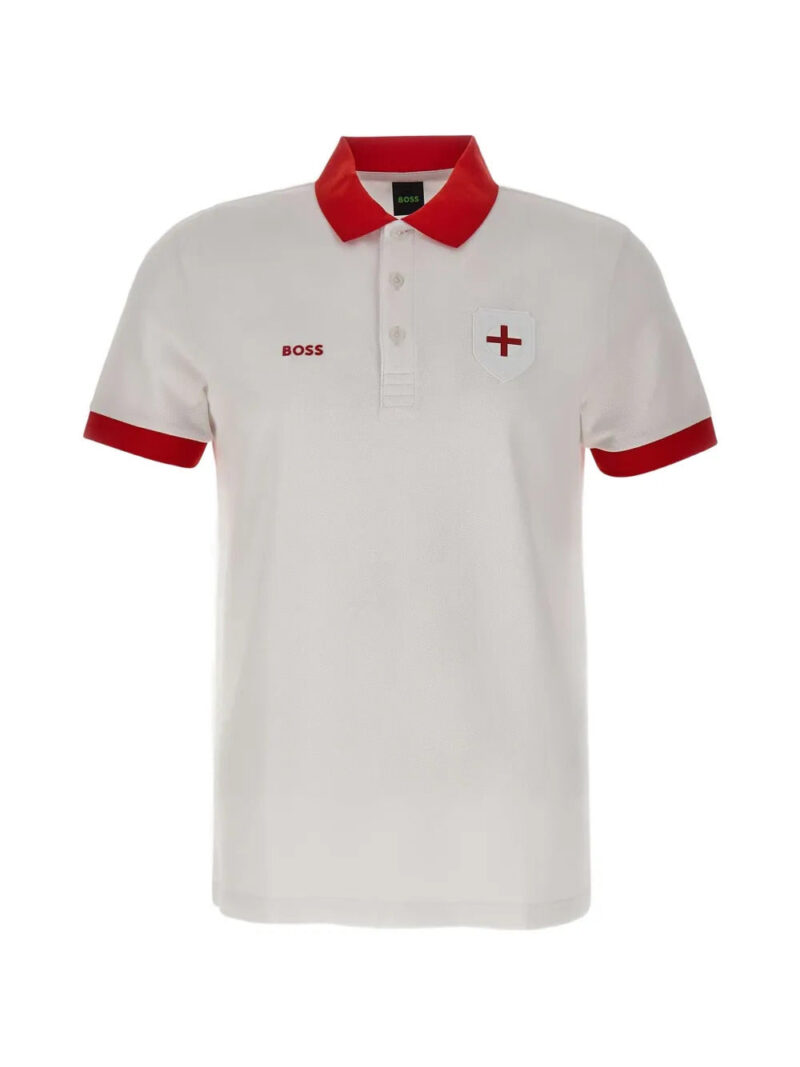 BOSS  Paddy flat-knit logo polo shirt