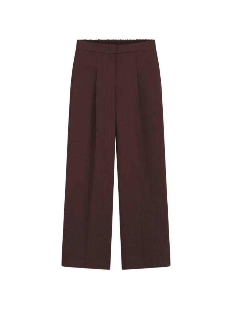 BOSS  pleated wide-leg trousers