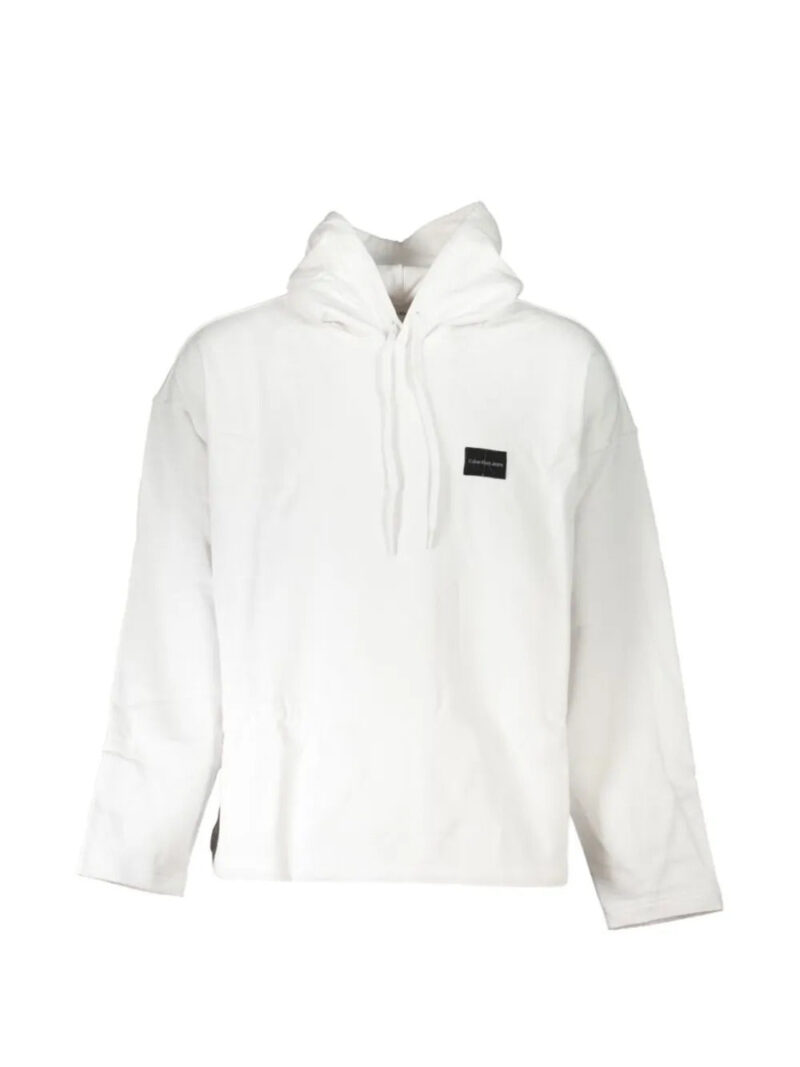 Calvin Klein  logo-patch relaxed hoodie