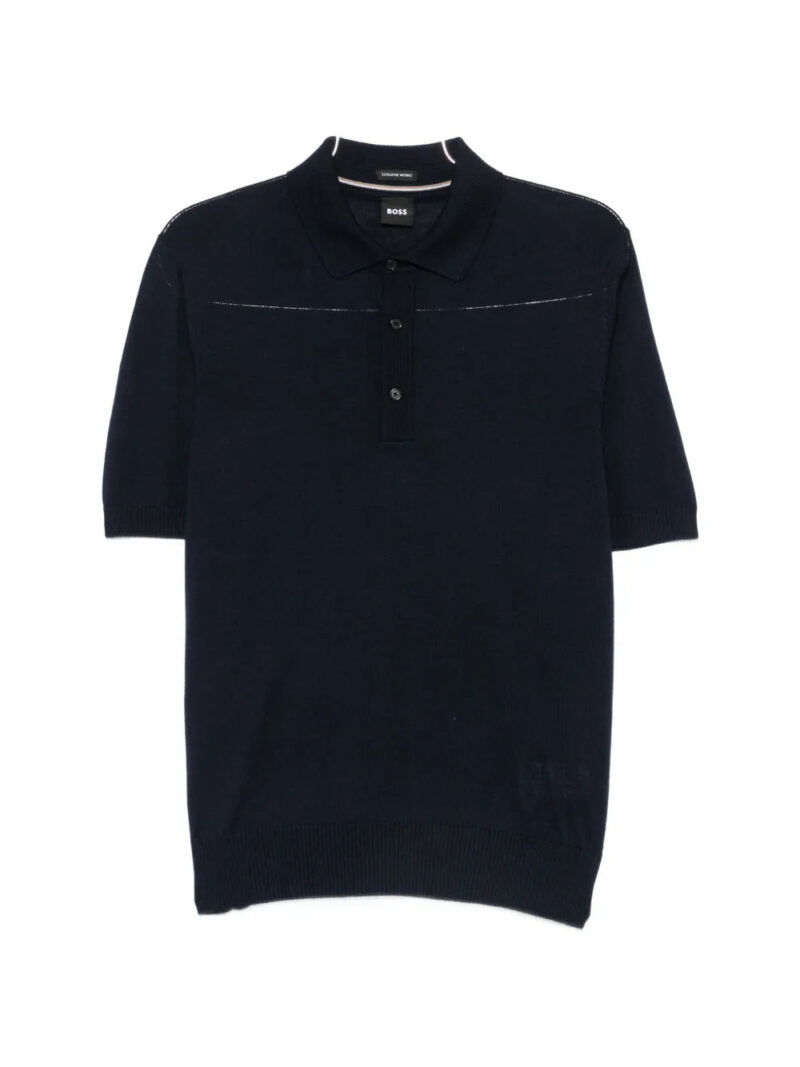 BOSS  short-sleeve wool polo shirt