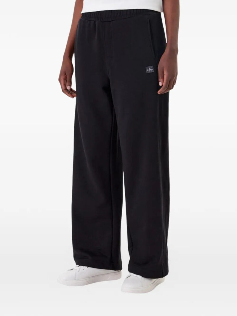 Calvin Klein  logo-patch wide-leg track pants