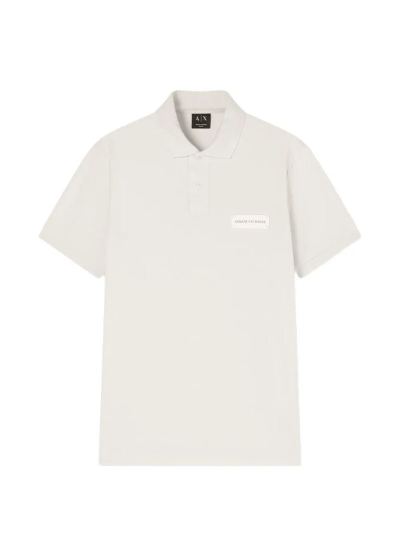 Armani Exchange  logo-patch polo shirt