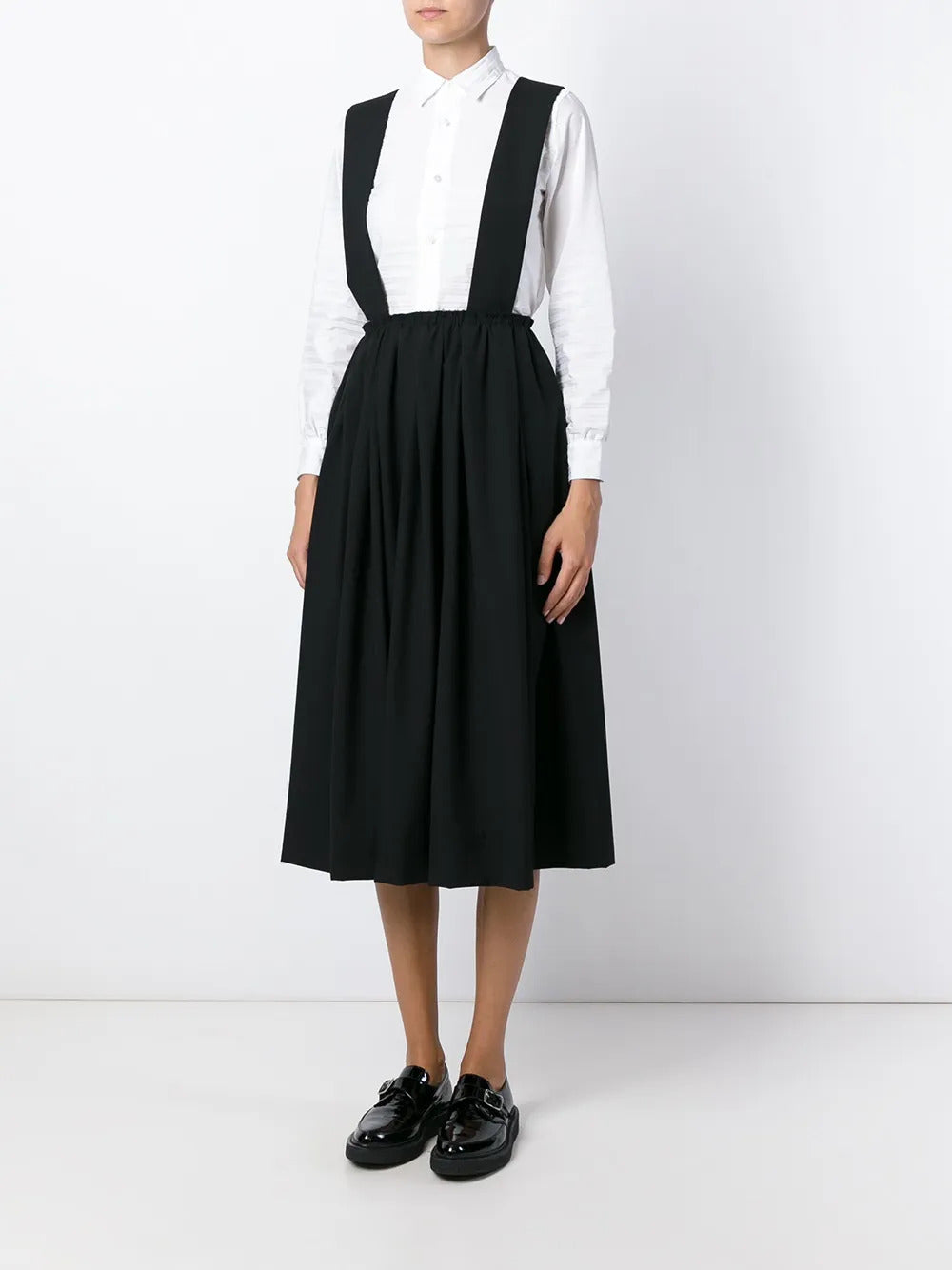 Comme Des Garçons suspenders pleated skirt - Image 4