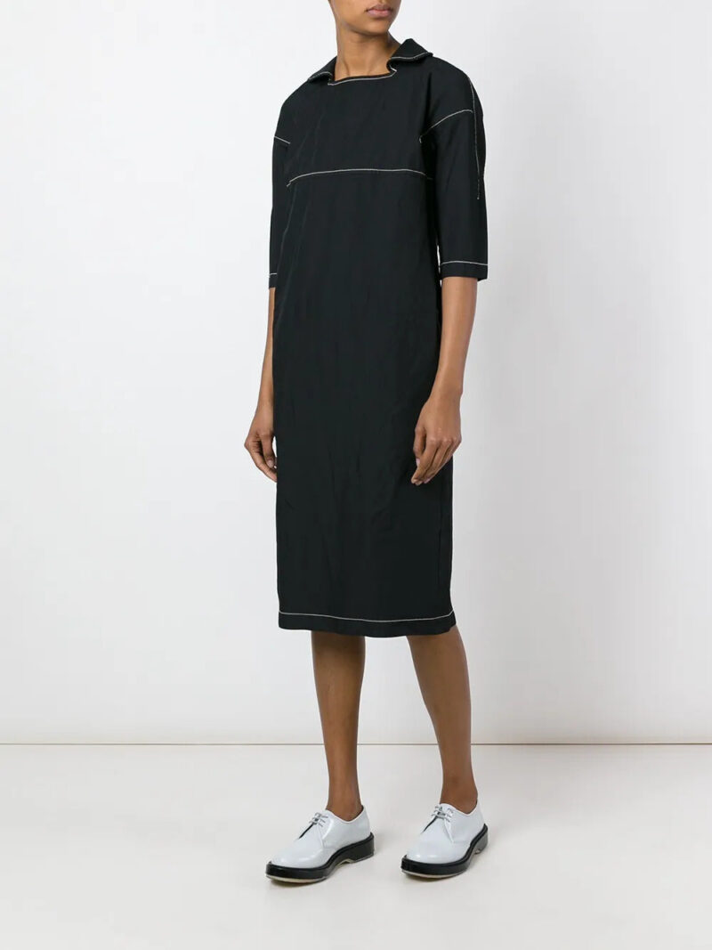 Comme Des Garçons relaxed boxy collar dress