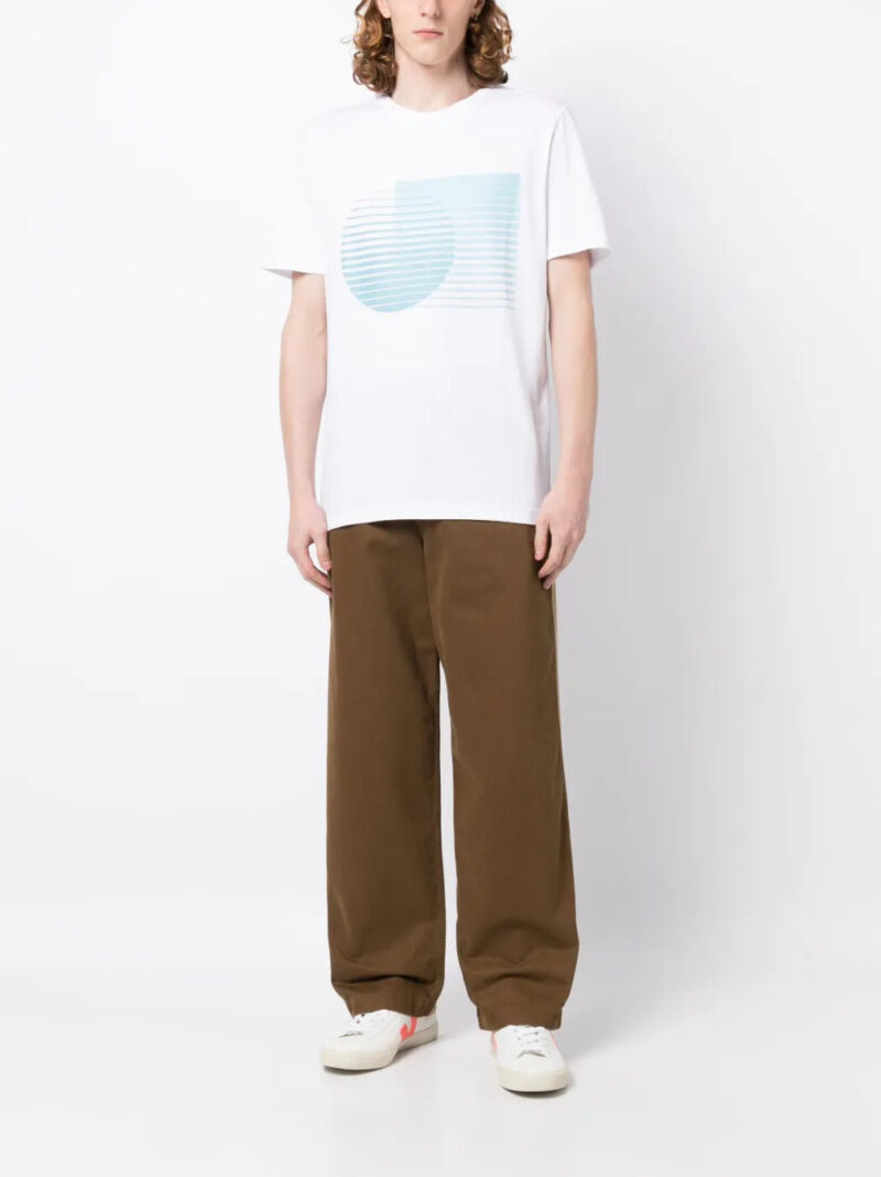 BOSS  CREW-NECK T-SHIRT IN COTTON JERSEY WITH SEASONAL ARTWORK