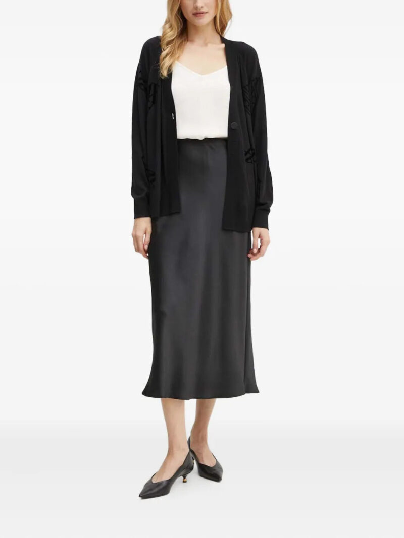 Armani Exchange  bias-cut midi skirt