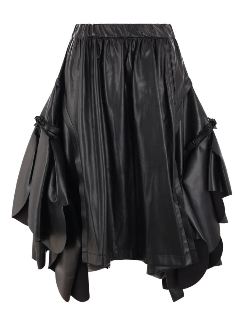 Comme Des Garçons pleat-detailing midi skirt