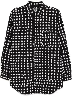Black Comme Des Garçons Filip Pagowski polka-dot shirt