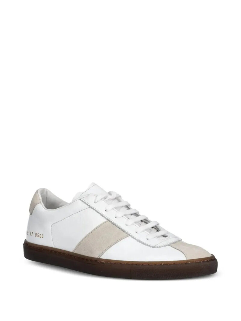 Common Projects  panelled leather sneakers