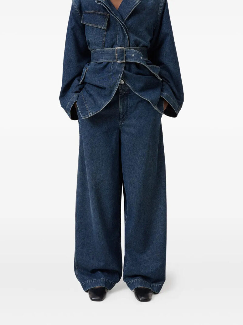 Closed logo-patch jeans