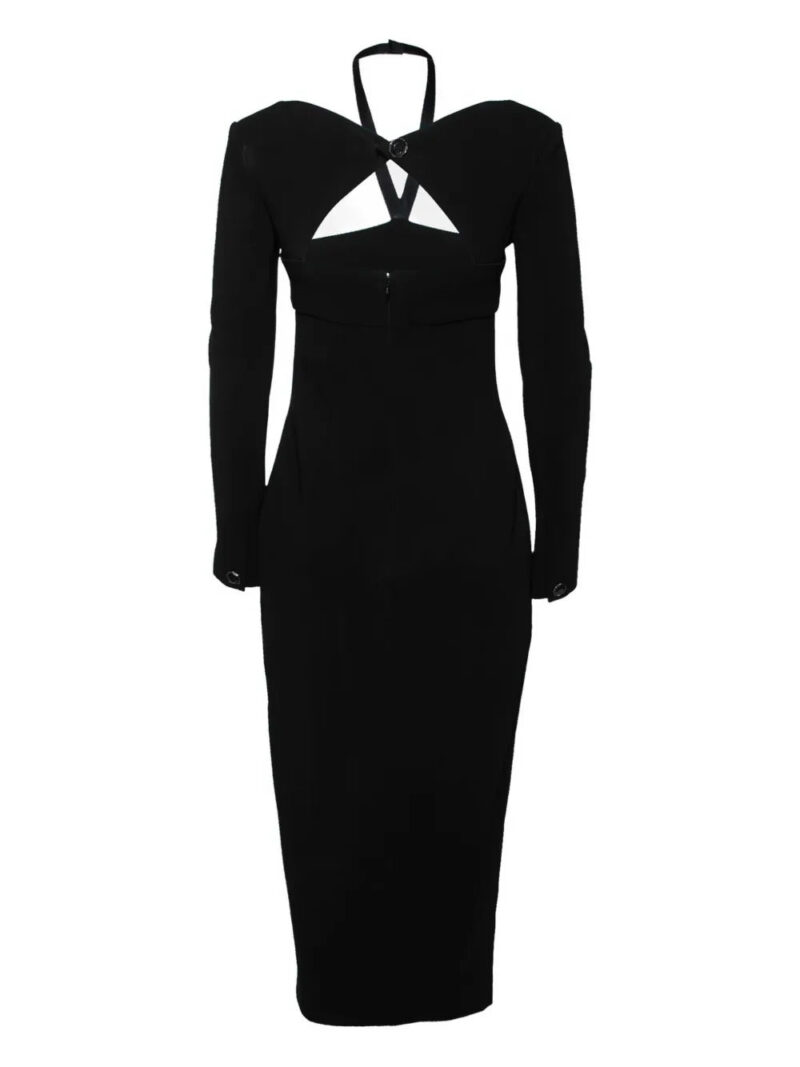 CHANEL    cut-out midi dress