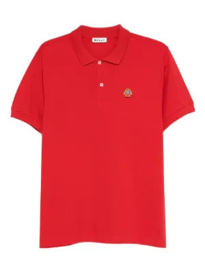 Bally logo-patch polo shirt