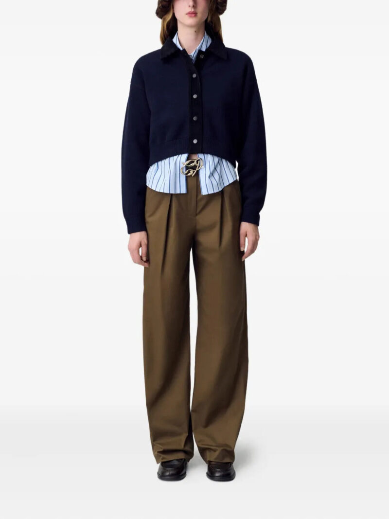 Claudie Pierlot  pleated side-pocket trousers