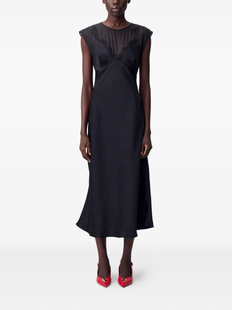 Claudie Pierlot  lace-insert slip dress
