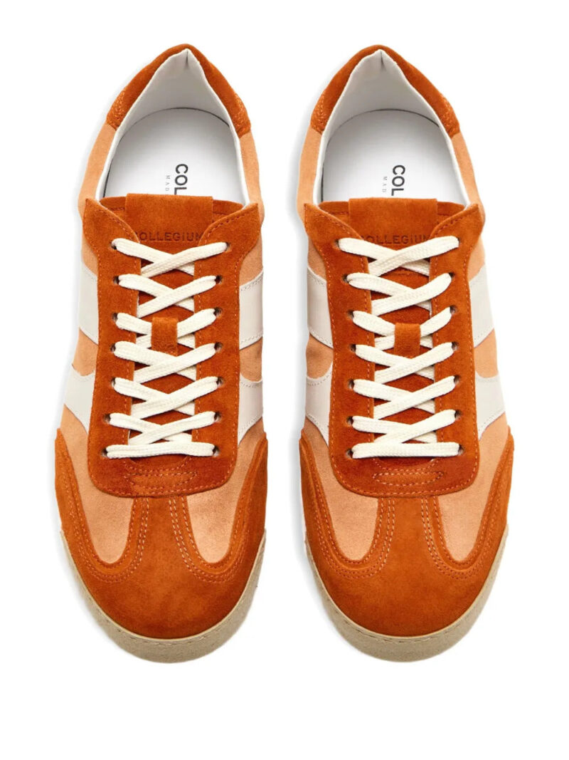 Collegium  suede panelled sneakers