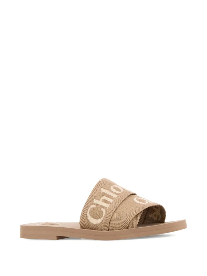 Chloé Woody logo-jacquard sandals