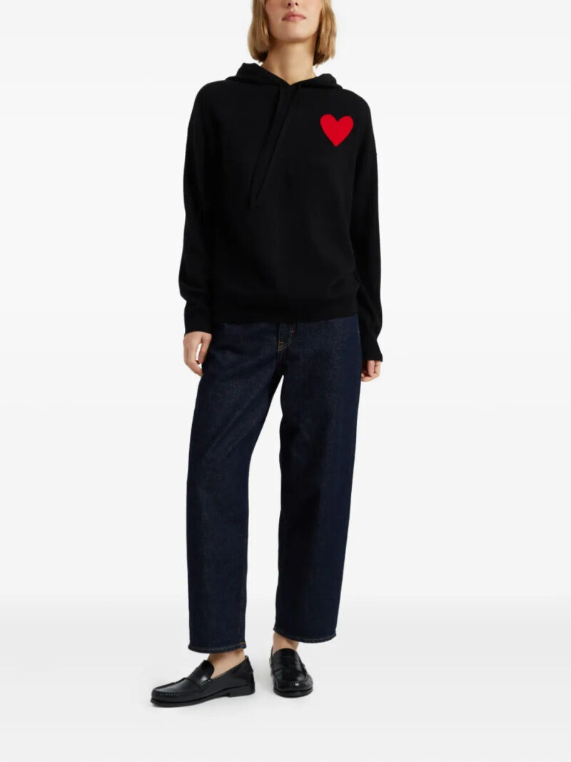 Chinti & Parker  heart-detail hoodie