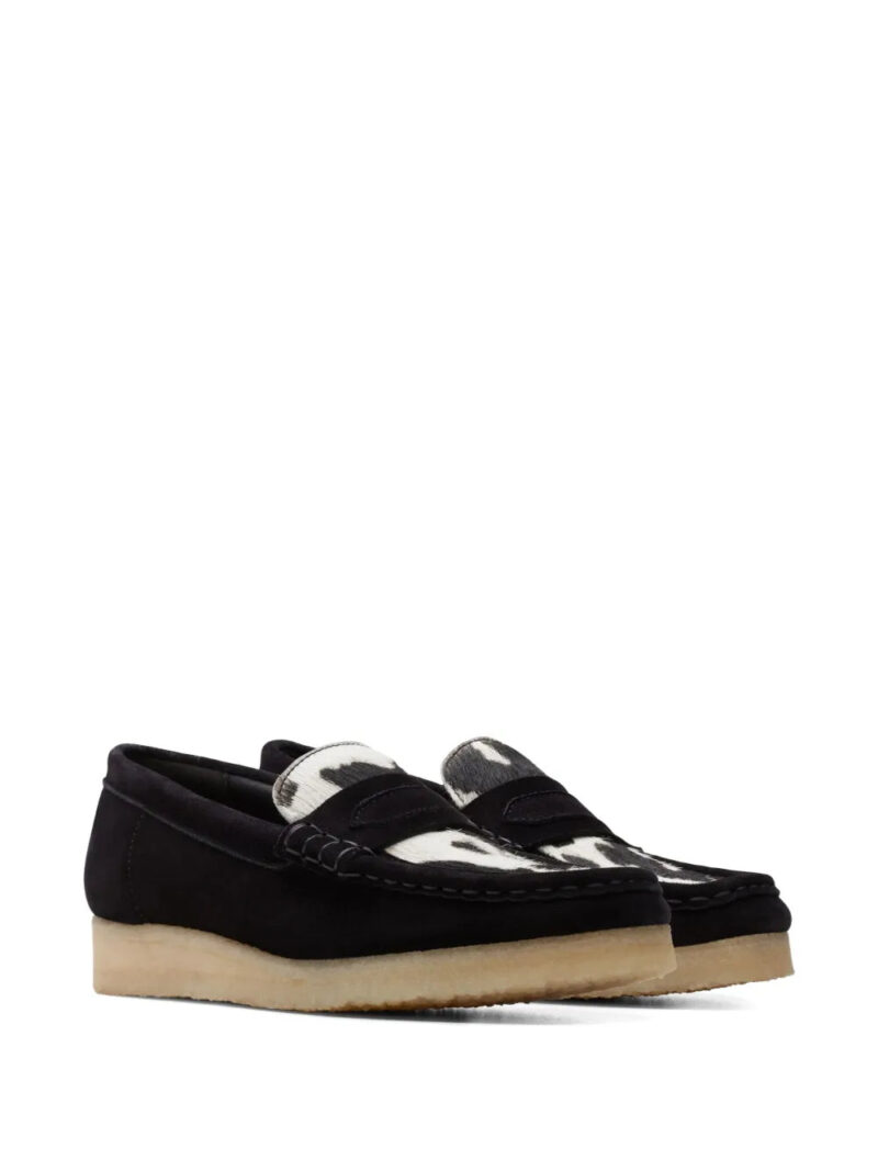 Clarks Originals  Wallabee "Cow Print Hairon" loafers