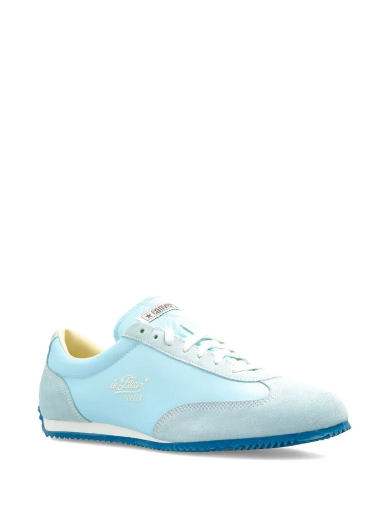 Converse  suede-panelled trainers