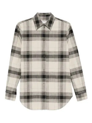 CALVIN KLEIN COLLECTION plaid buttoned scarlett shirt
